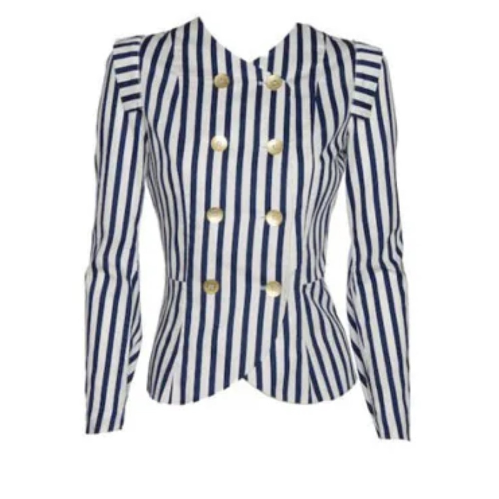 ALICE by Temperley London Blue blazer British Vogue